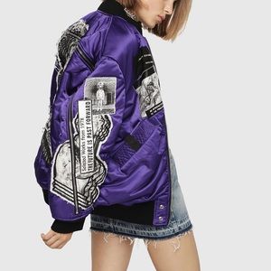 DIESEL BOMBER JACKET OVERSIZED WOMEN